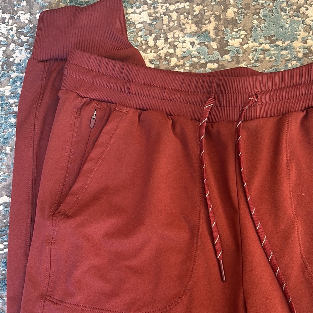 Zella, A Nordstrom Brand Live In Pocket Joggers in Burgandy Port Size S - Picture 8 of 10